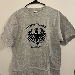 Fruit of the Loom Gray Germany Eagle T-Shirt